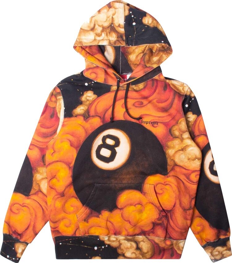 

Толстовка Supreme Martin Wong 8-Ball Hooded Sweatshirt 'Multi', разноцветный, Оранжевый, Толстовка Supreme Martin Wong 8-Ball Hooded Sweatshirt 'Multi', разноцветный