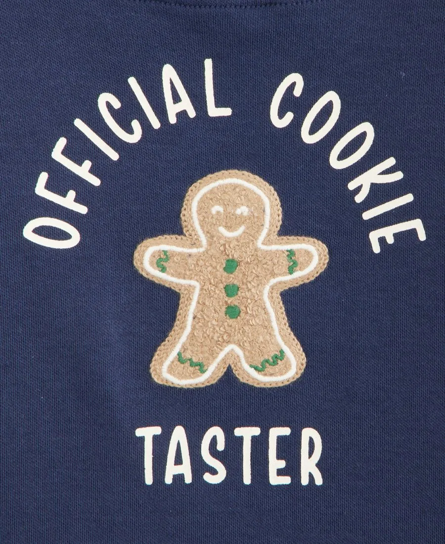 Футболка с длинным рукавом с принтом Cookie Taster First Impressions, Navy Nautical — фото 2
