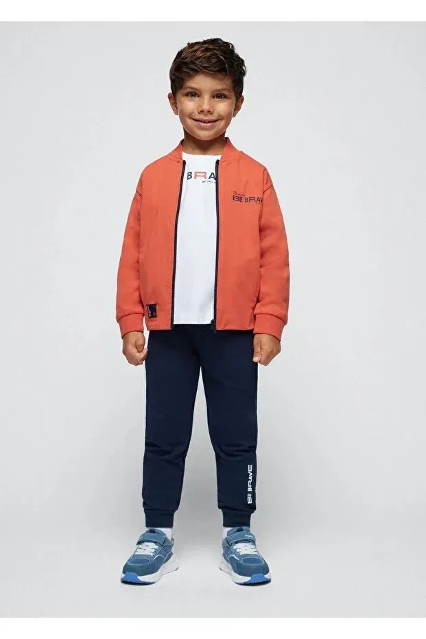 Детский спортивный костюм из хлопка 3867 Mayoral, Orange