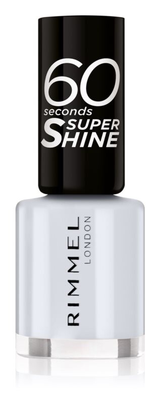 Лак для ногтей Rimmel 60 Seconds Super Shine, оттенок 703 White Hot Love 8 мл — фото 2