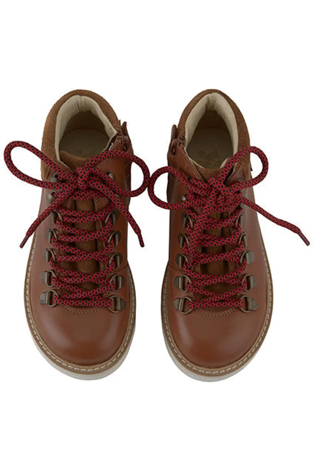 Детские ботинки походные Eddie Young Soles, Chestnut Brown — фото 3