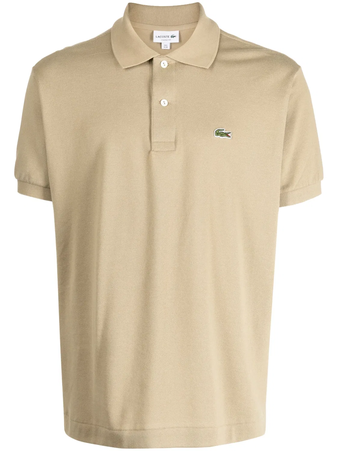Поло с Вышитым Логотипом Lacoste, коричневый