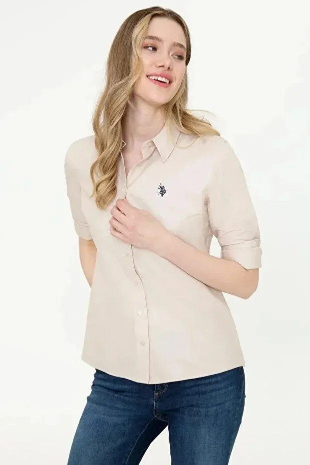 Женская рубашка с длинным рукавом U.S. Polo Assn., Vr015 — фото 2