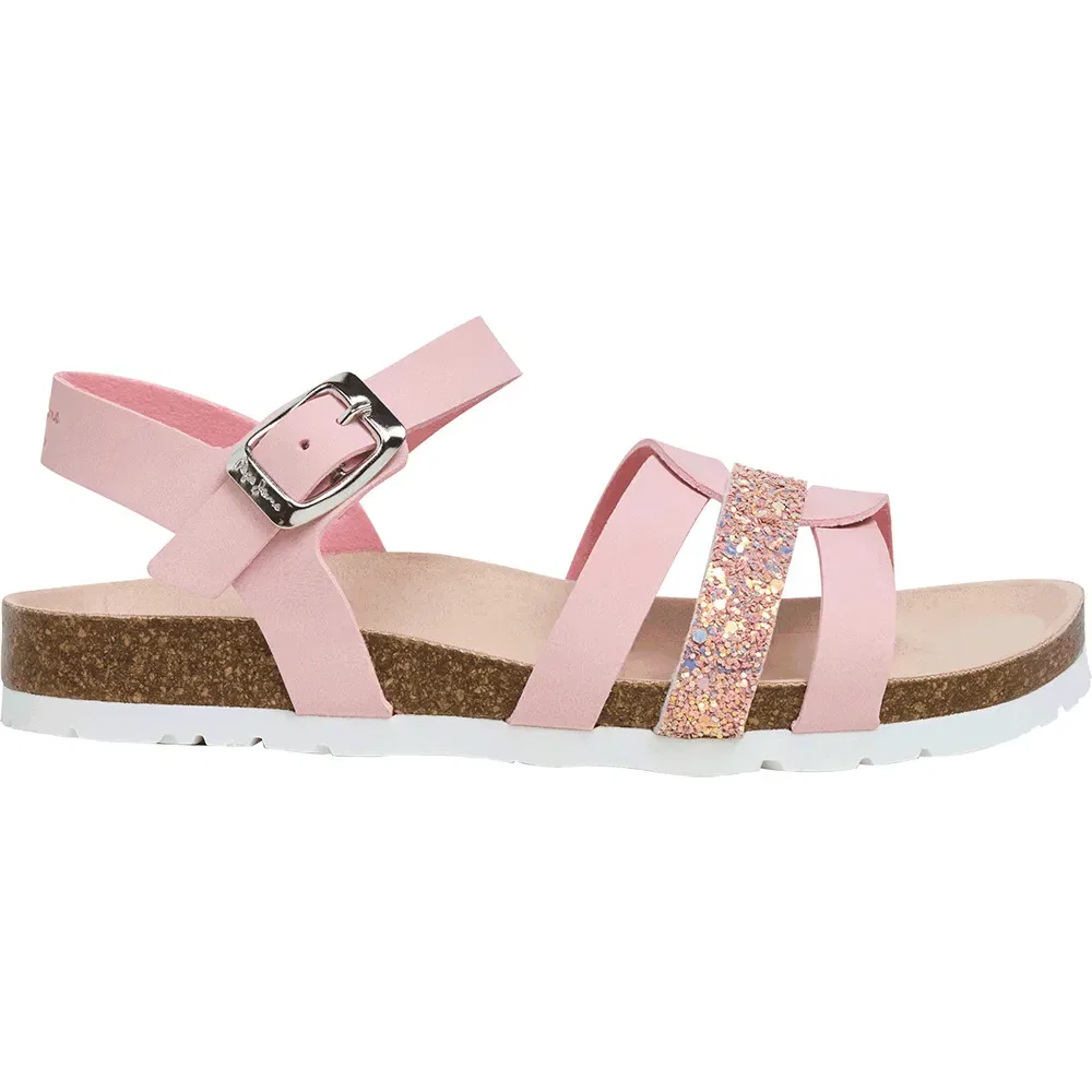 Детские сандалии для девочек с анатомической стелькой Oban Gulf Pepe jeans, Pink