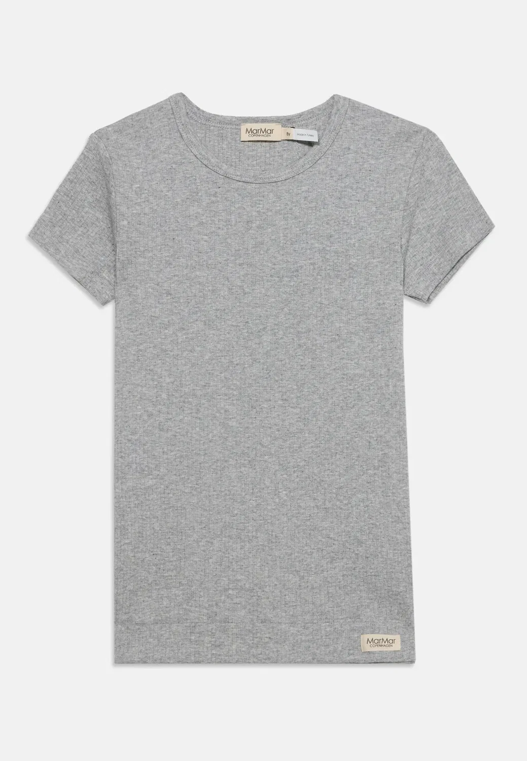 Футболка унисекс - базовая футболка Marmar Copenhagen, Light Grey Melange