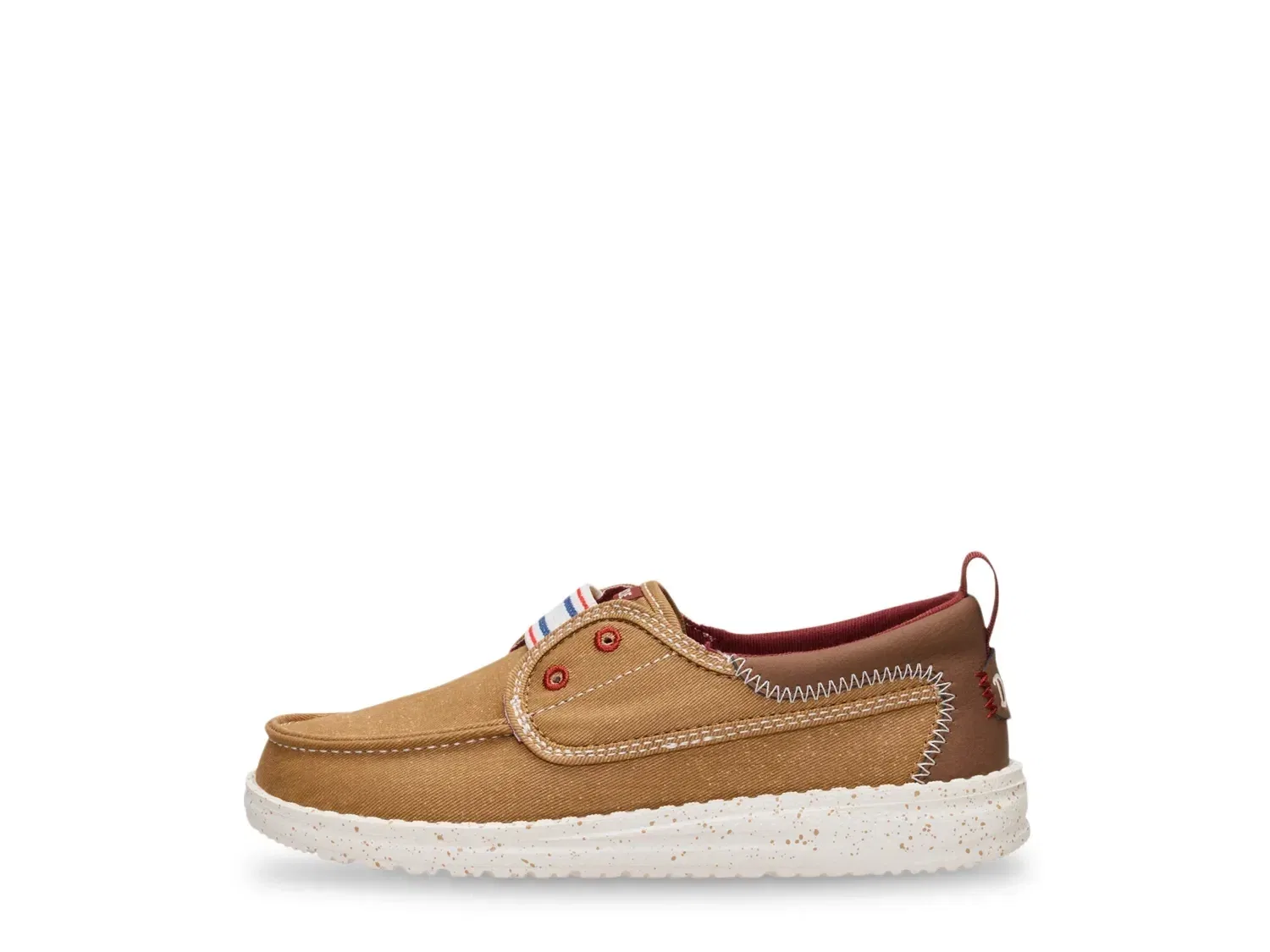 Слипоны Wally Cru Crafted Varisty, HEYDUDE, Cognac — фото 3