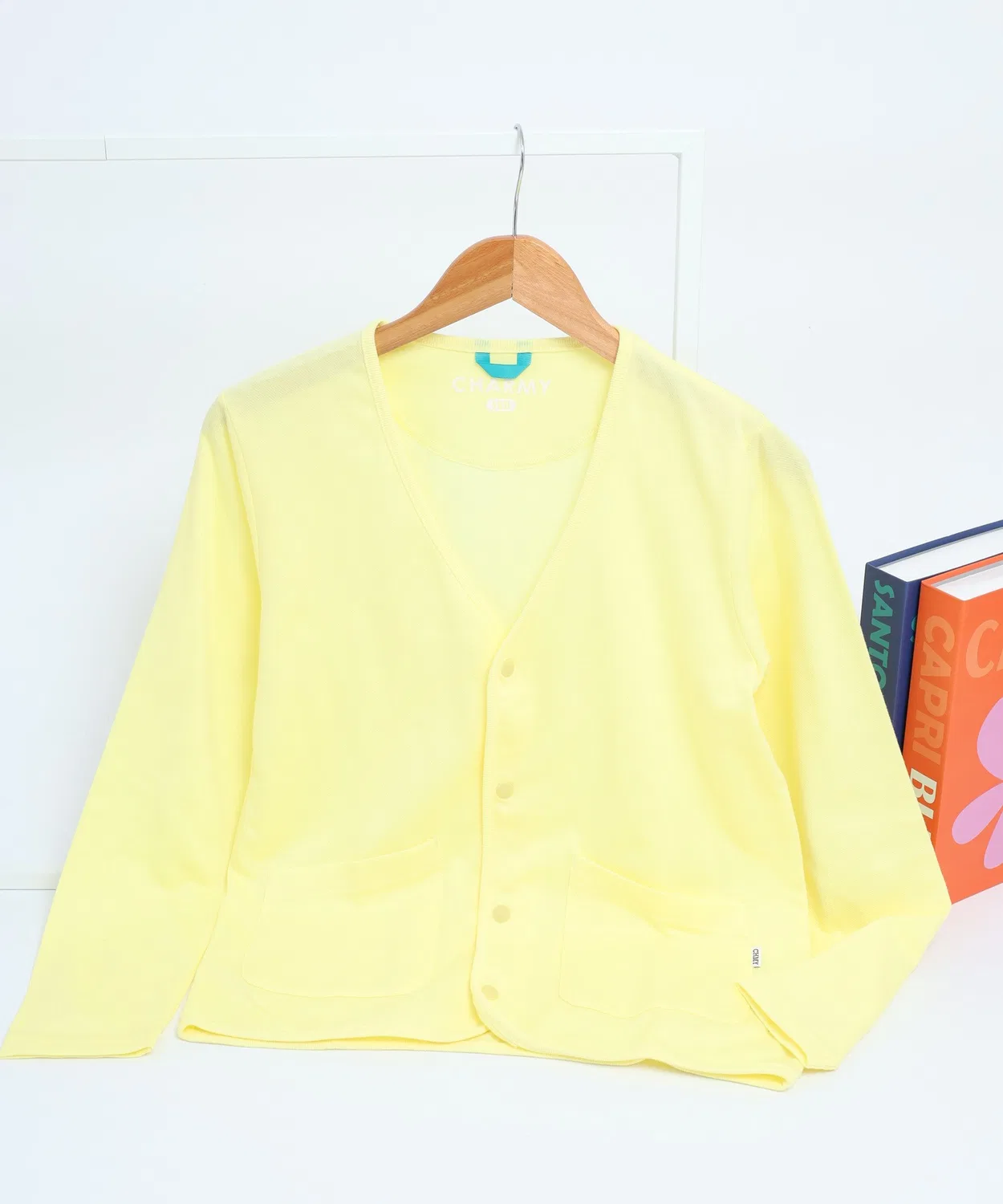 Детский кардиган с длинным рукавомFUNALIVE, Lemon Yellow