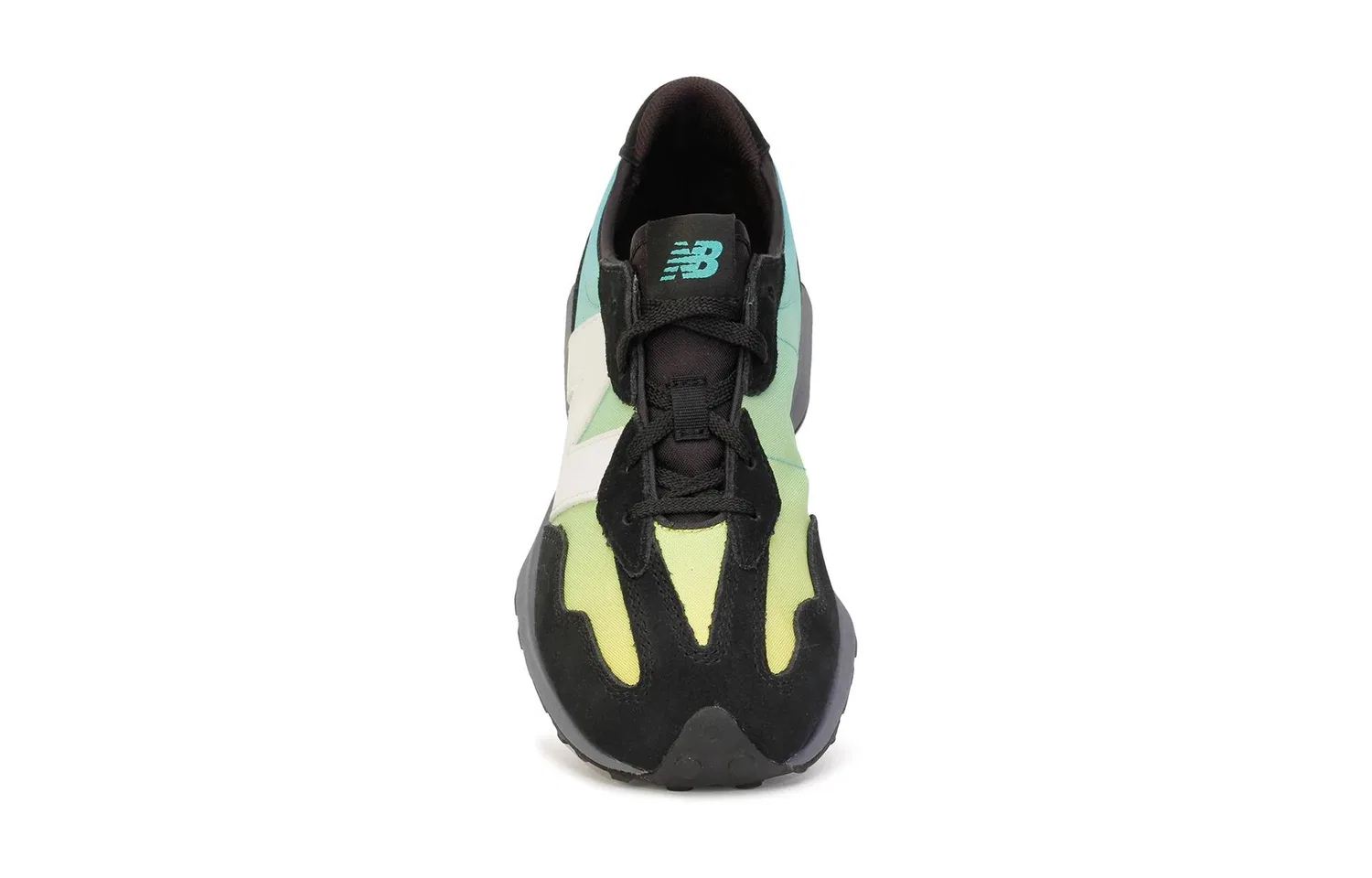 Детские кроссовки с классическим дизайном New Balance 327 Black Summer Jade, Black Summer Jade — фото 3