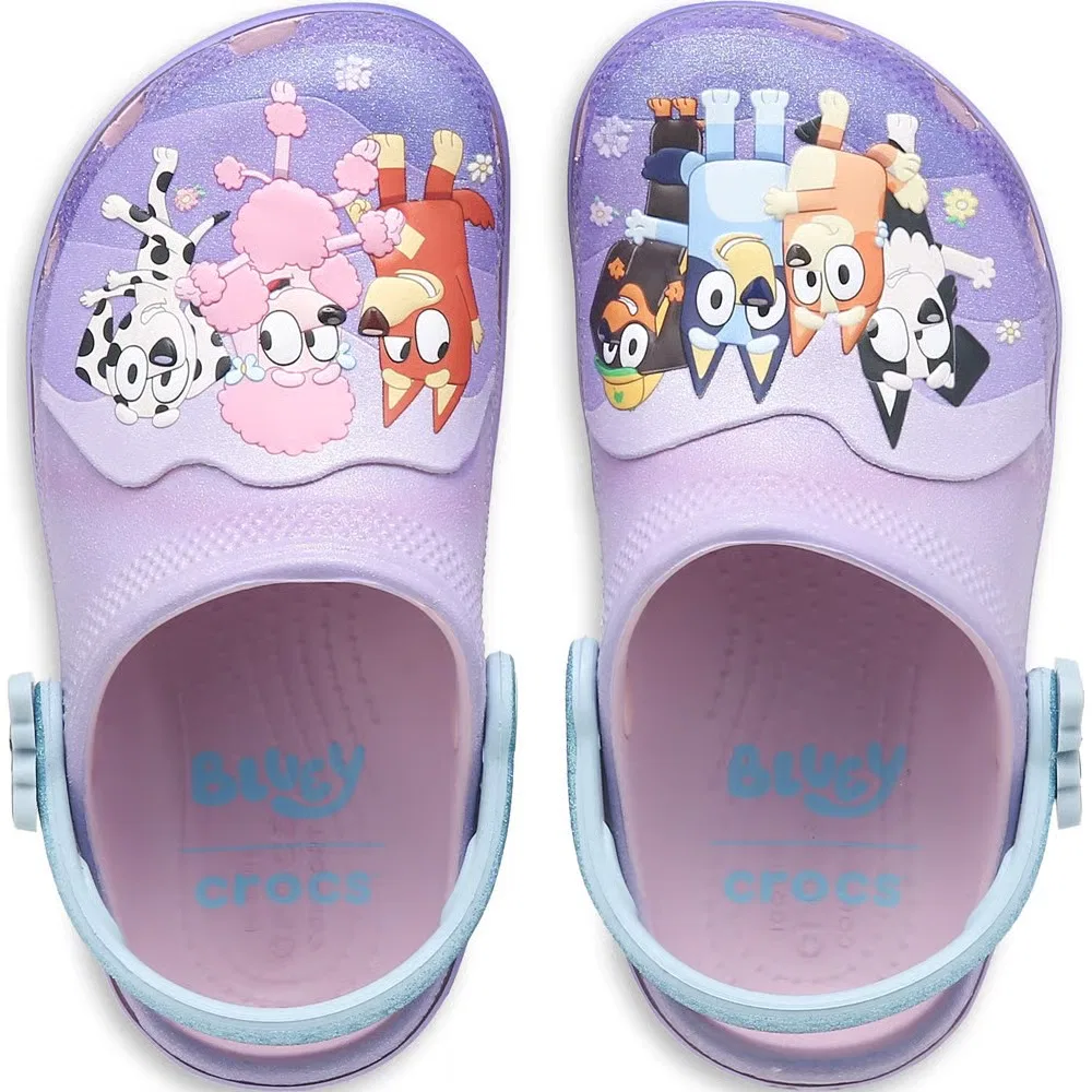 Детские классические сабо Disney Bluey Crocs, Lavender — фото 4