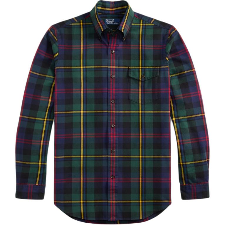 

Мужская рубашка, разноцветные, с лацканами, средней расцветки, другие Polo Ralph Lauren, мультиколор