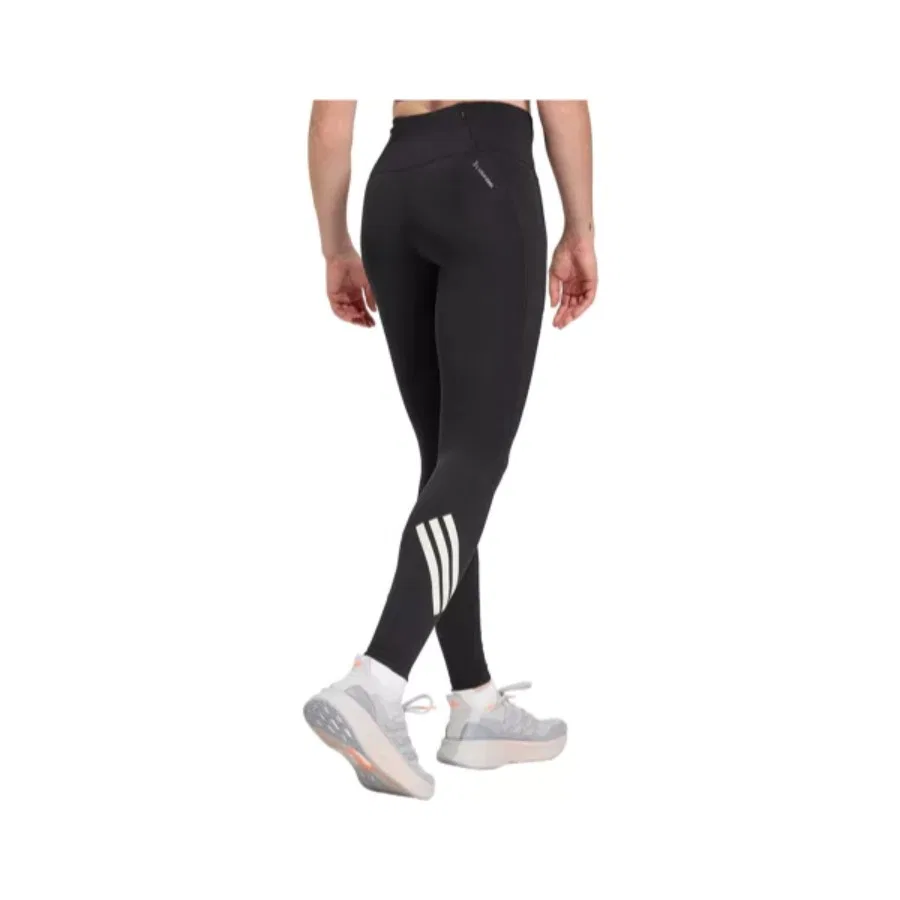 Женские леггинсы с принтом, модель ADI365 Climacool 3-Stripes, adidas, Черный — фото 2
