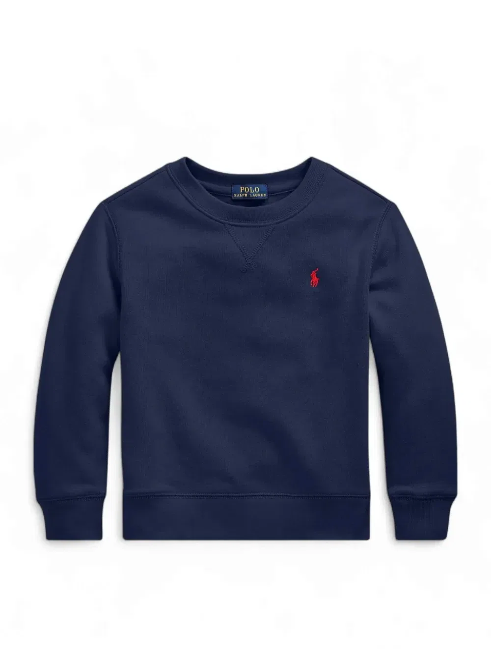Свитер с вышитым логотипом Polo Ralph Lauren Kids, синий
