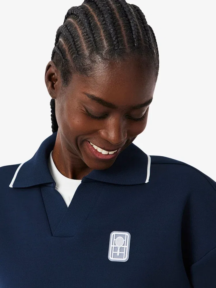 Свитшот LACOSTE Heritage Tennis Navy — фото 2