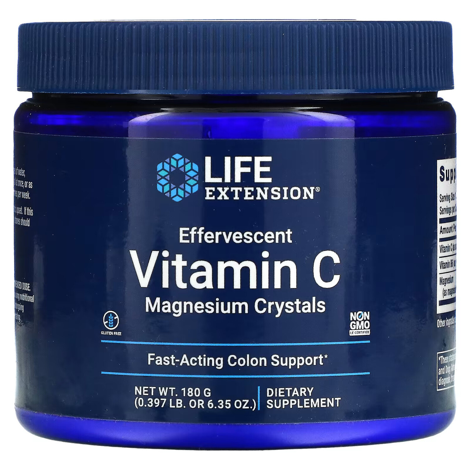 

Life Extension, Шипучий витамин C, кристаллы магния, 180 г (6,35 унции)