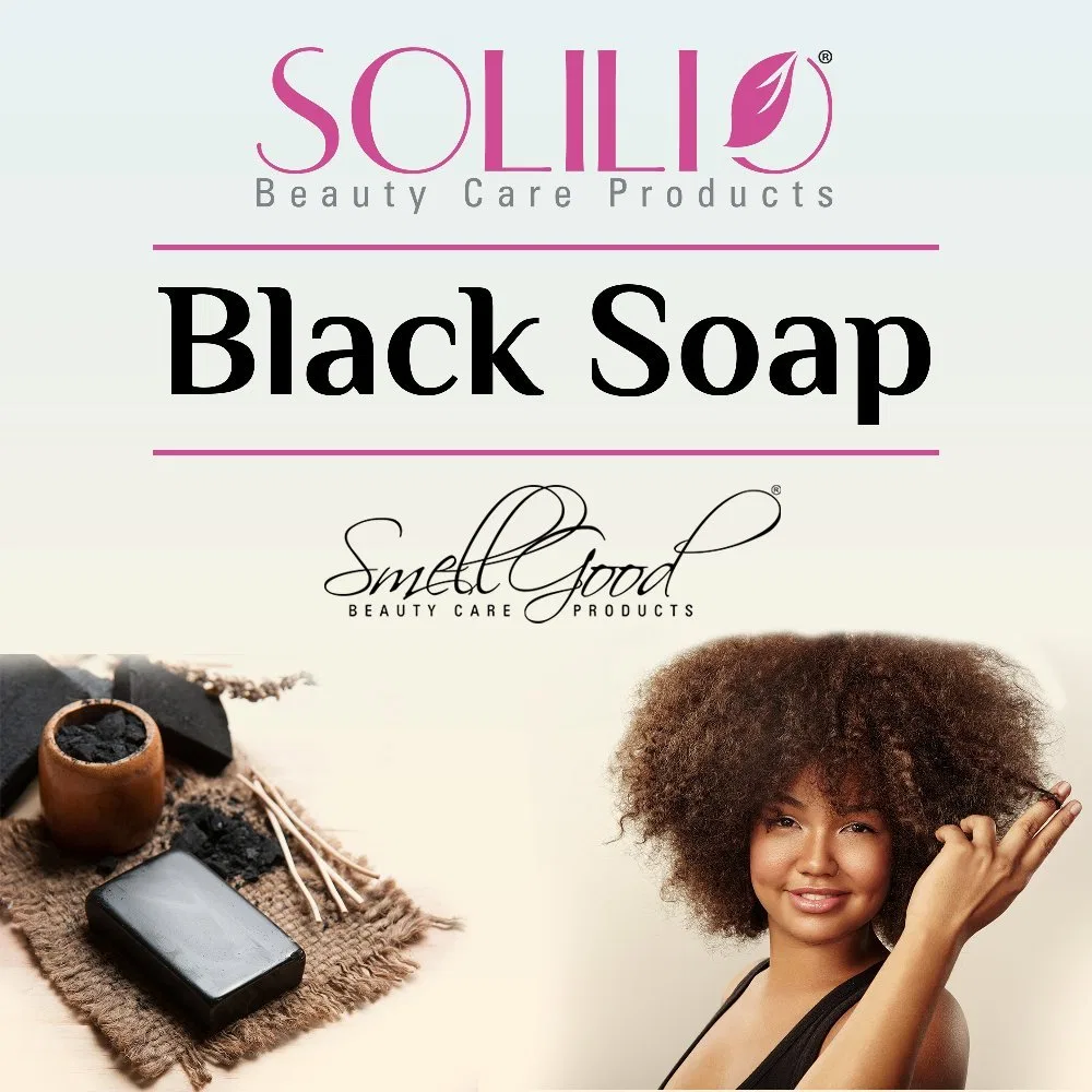 Твердое мыло Raw African Black Soap, SmellGood, 10 л, 35 шт. — фото 4