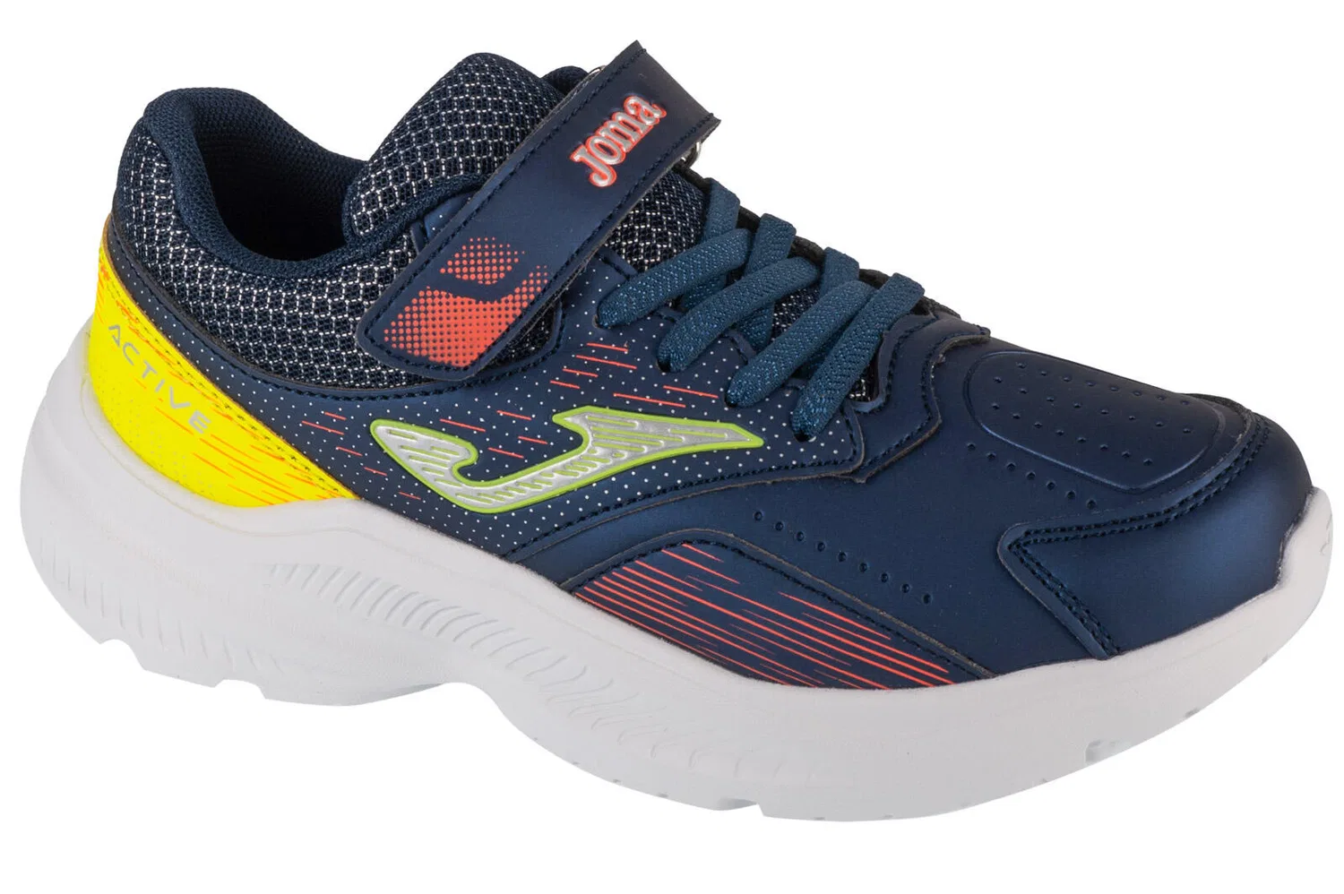 Детские кроссовки для мальчиков с искусственной кожей Joma Active Jr 24 JACTIW, Navyblau