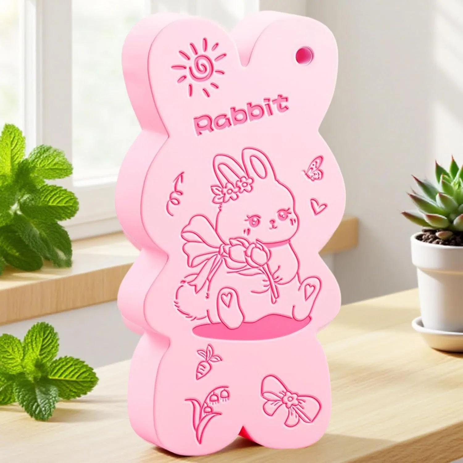 Мочалка для душа, зайчик, Rosa Générique — фото 2