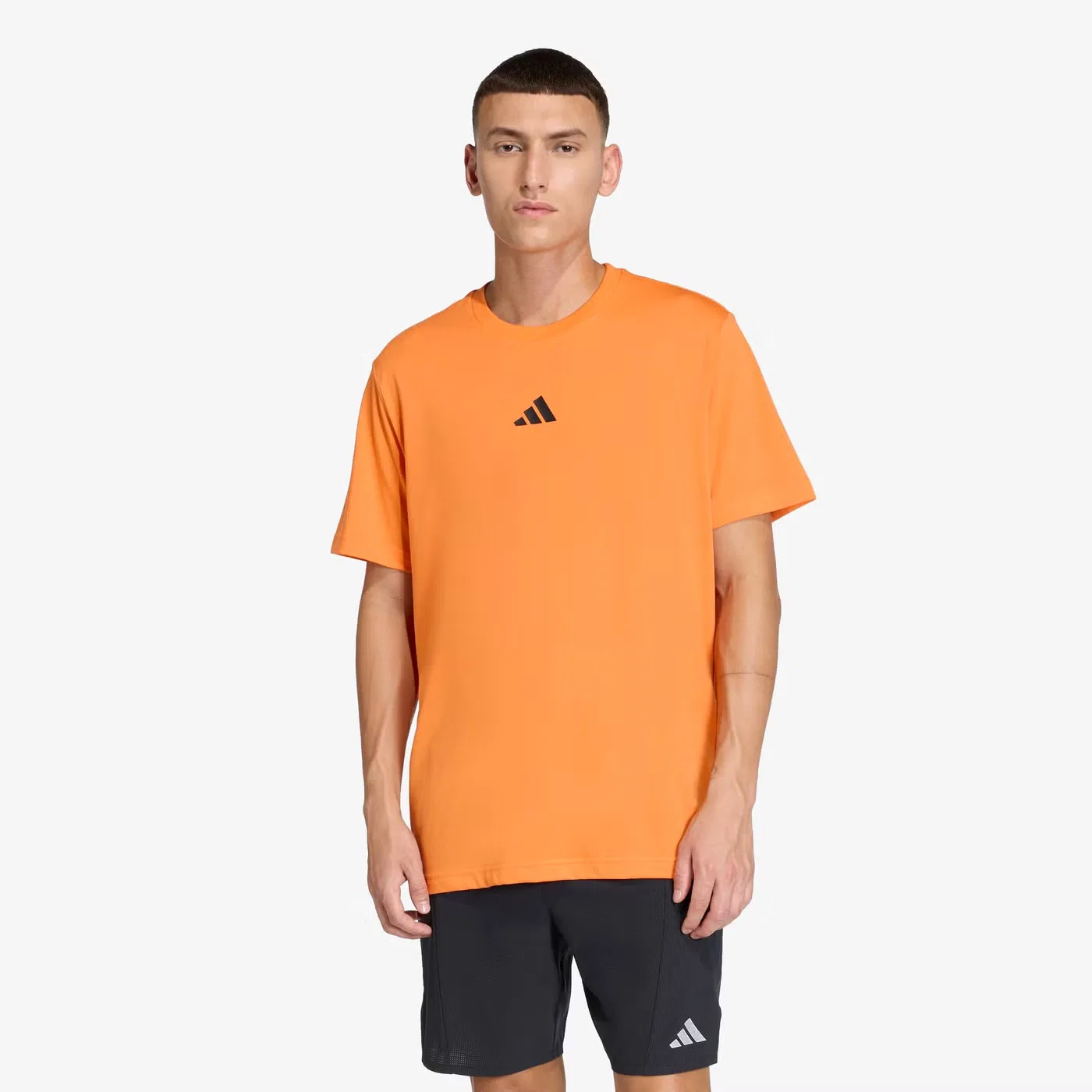 Футболка тренировочная с принтом Climacool Training Identity Graphic Adidas, оранжевый — фото 2
