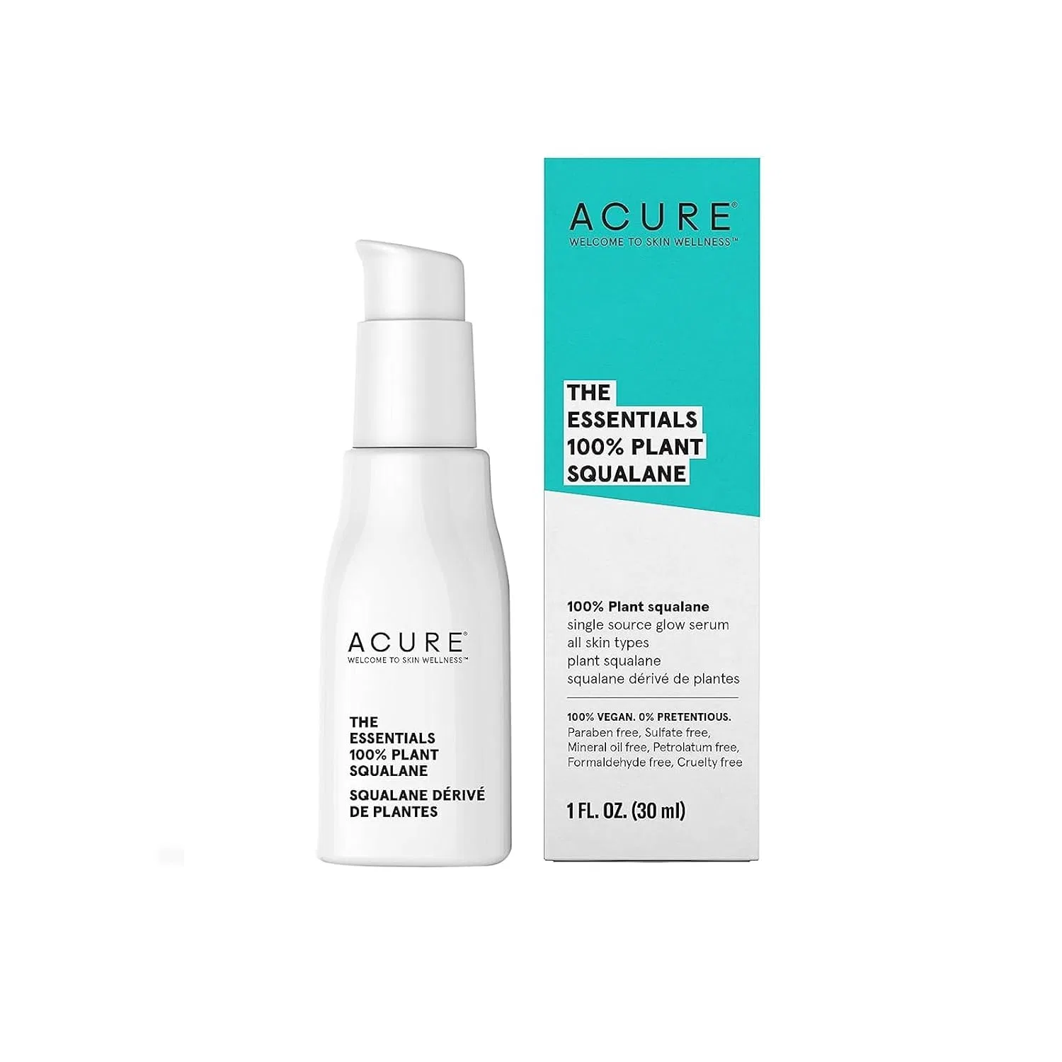 Масло для лица и тела Squalane Oil, Acure, 30 мл