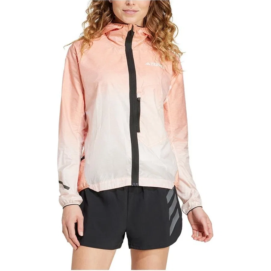 Женская ветровка с длинным рукавом W XPR LIGHT WW adidas, Оранжевый — фото 2