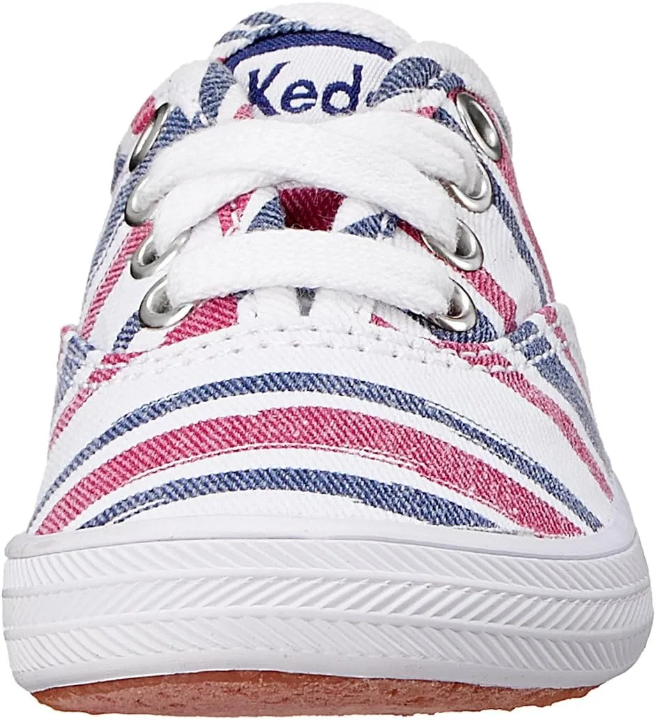 Детские кеды с принтом Champion CVO Prints Keds, Navy/Red Strip — фото 2