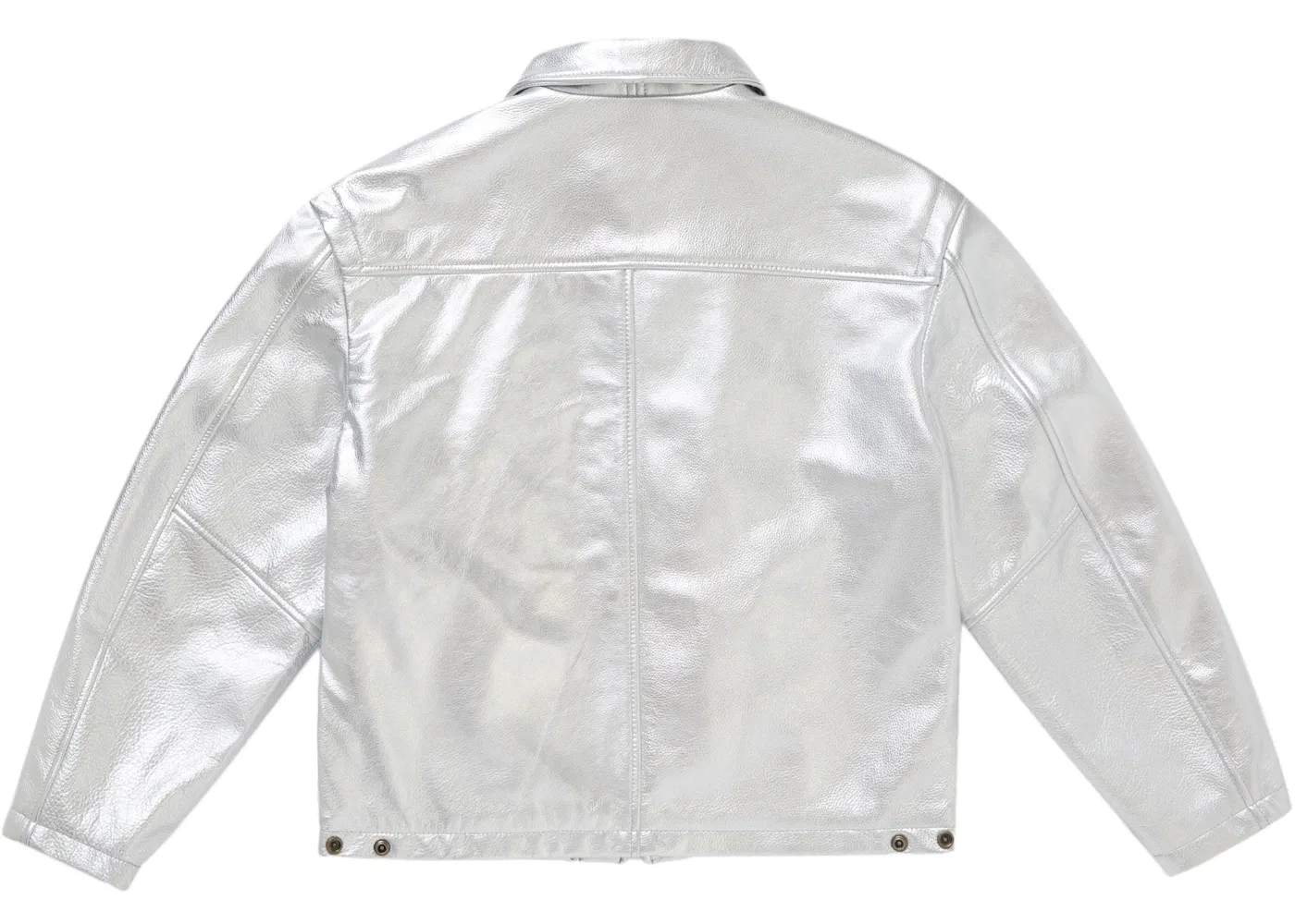 Мужская куртка-косуха из кожи Silver Supreme — фото 3