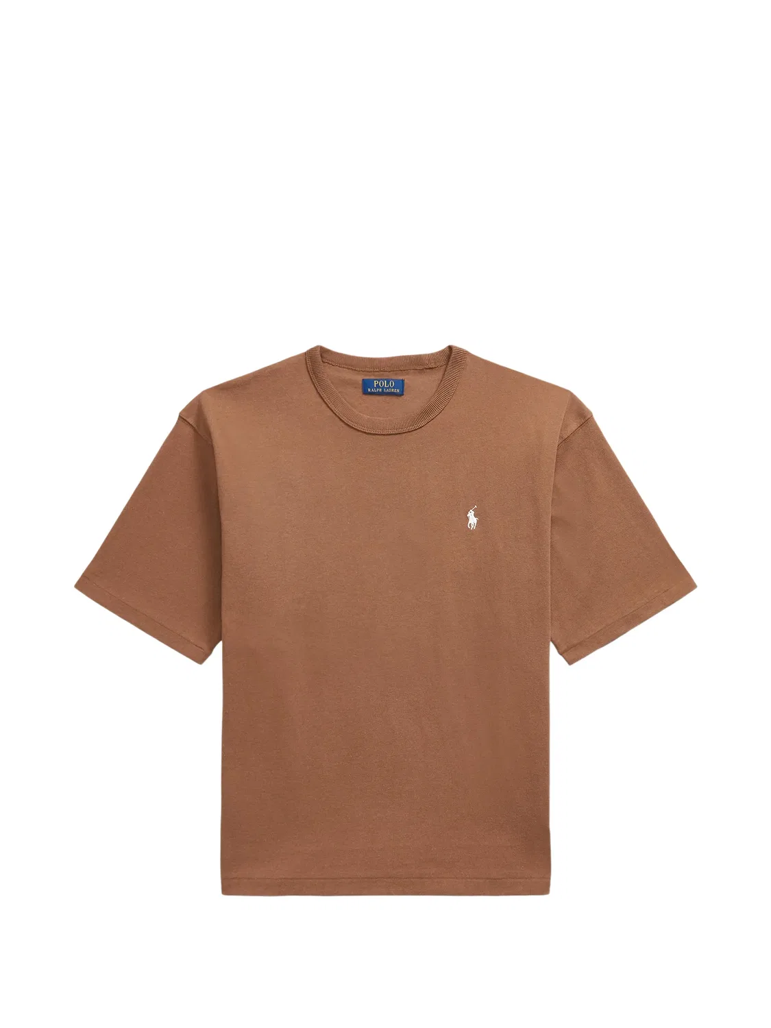 Футболка из джерси коричневого цвета Polo Ralph Lauren, коричневый