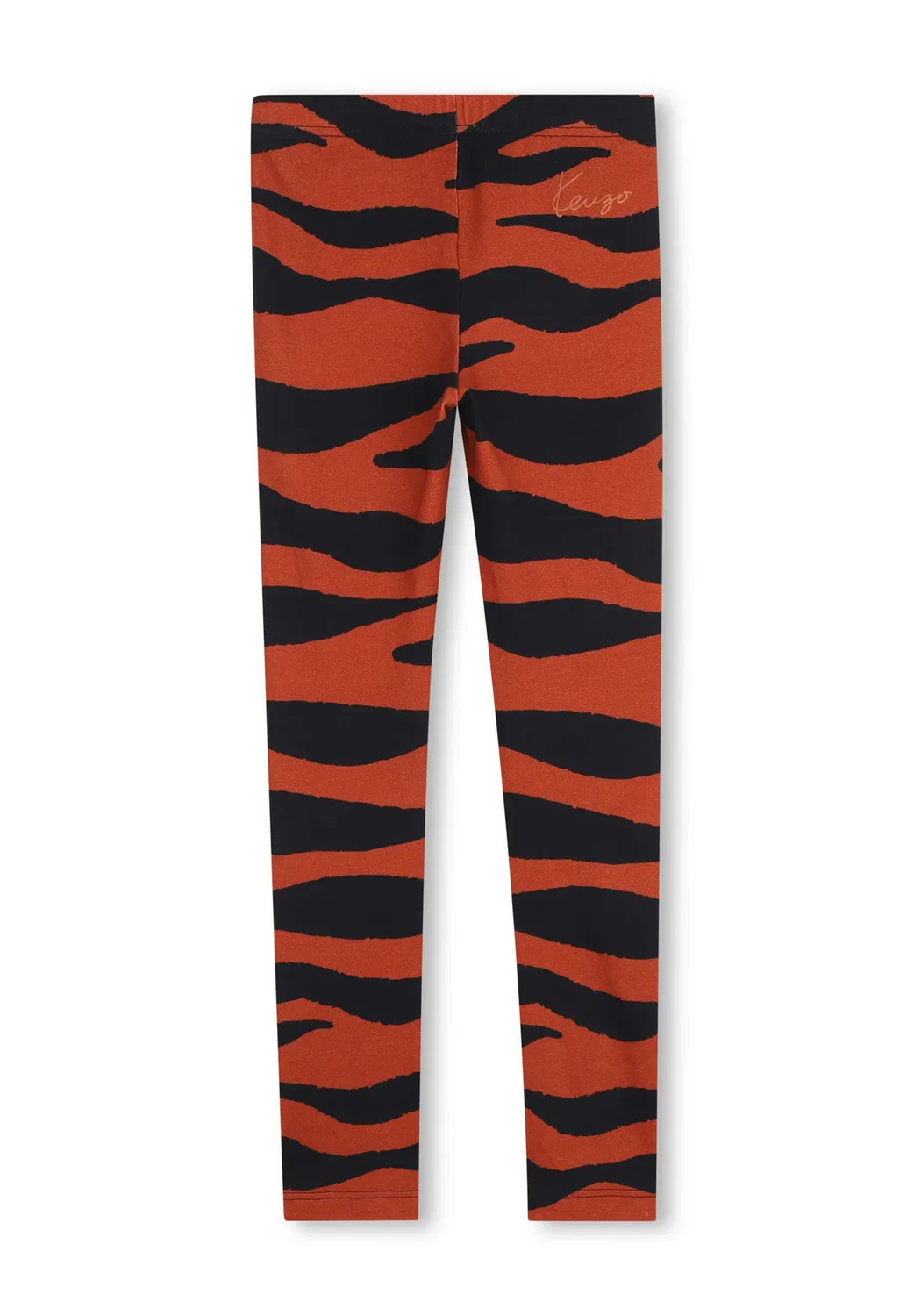 Леггинсы с печатью - леггинсы - брюки Kenzo Kids, Marron Noir — фото 2