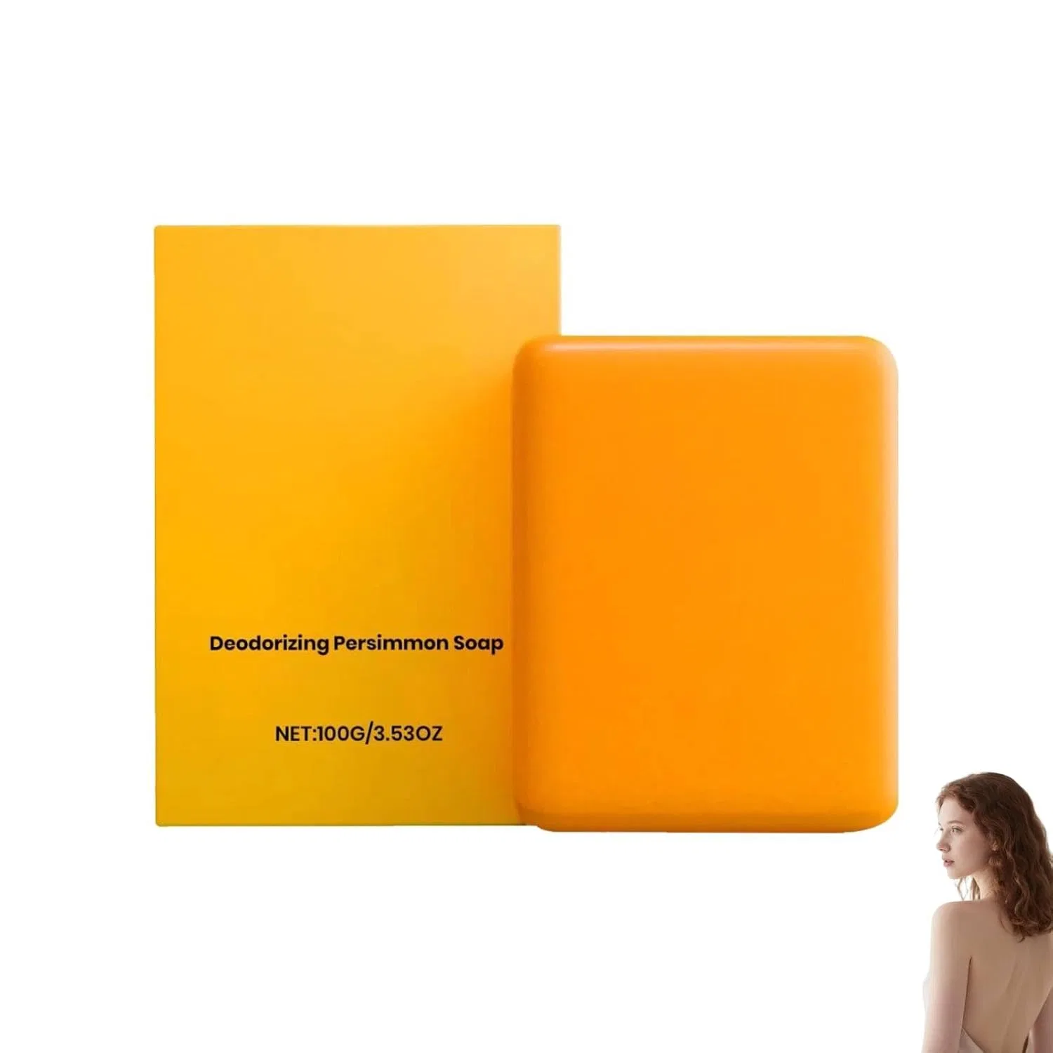 Твердое мыло с экстрактом хурмы Yuxtth, 100 г, 1