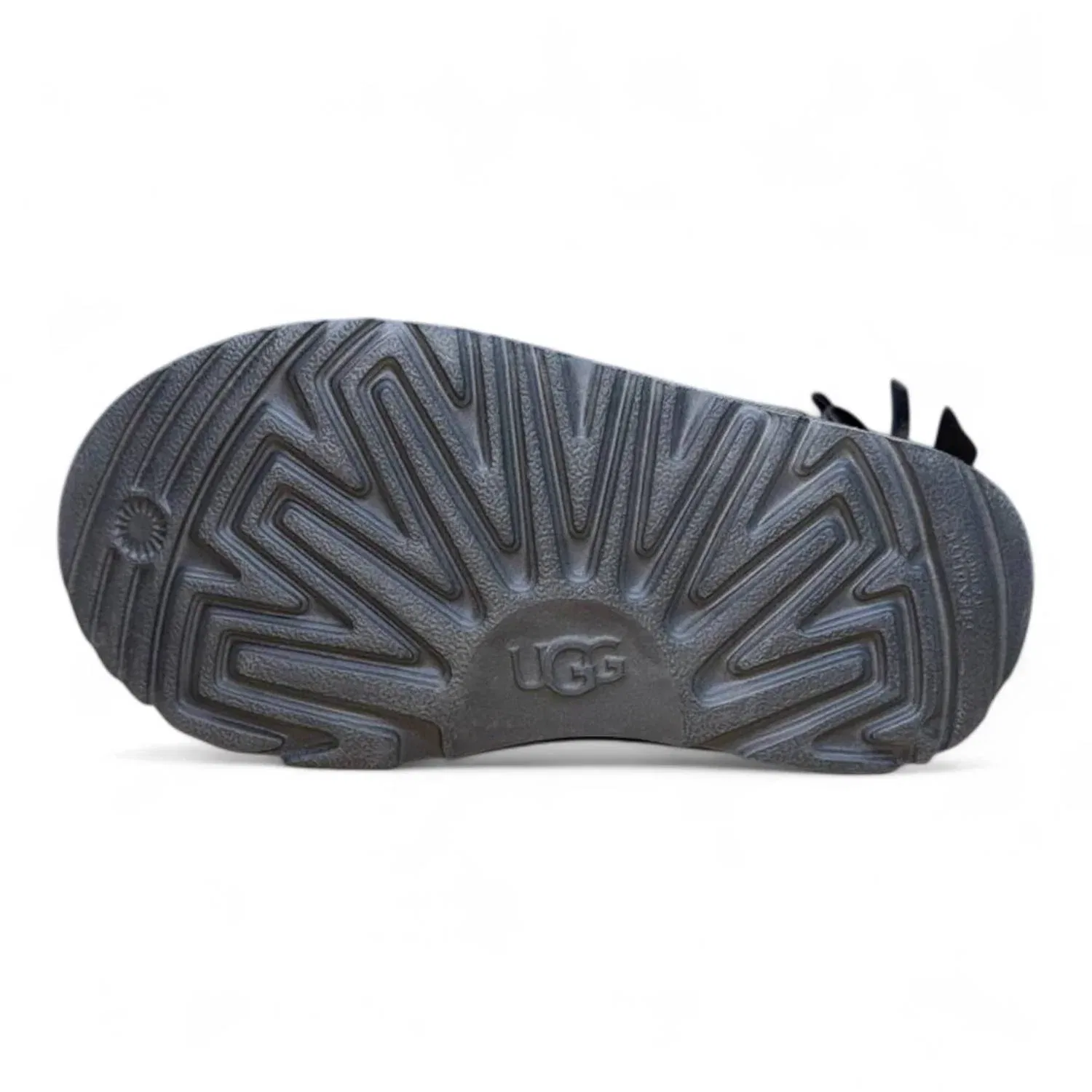 Детские зимние ботинки на шнуровке Bailey Bow Ii UGG, серый — фото 4