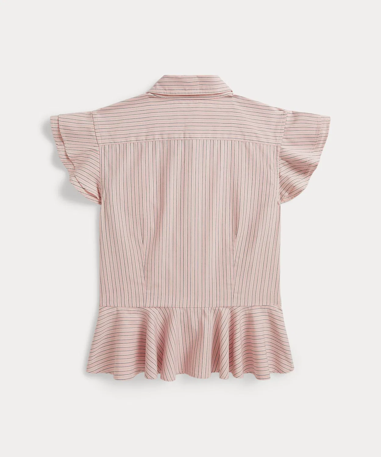 Детская хлопковая рубашка с воланами и принтом Club Polo Ralph Lauren Childrenswear, Multi — фото 2