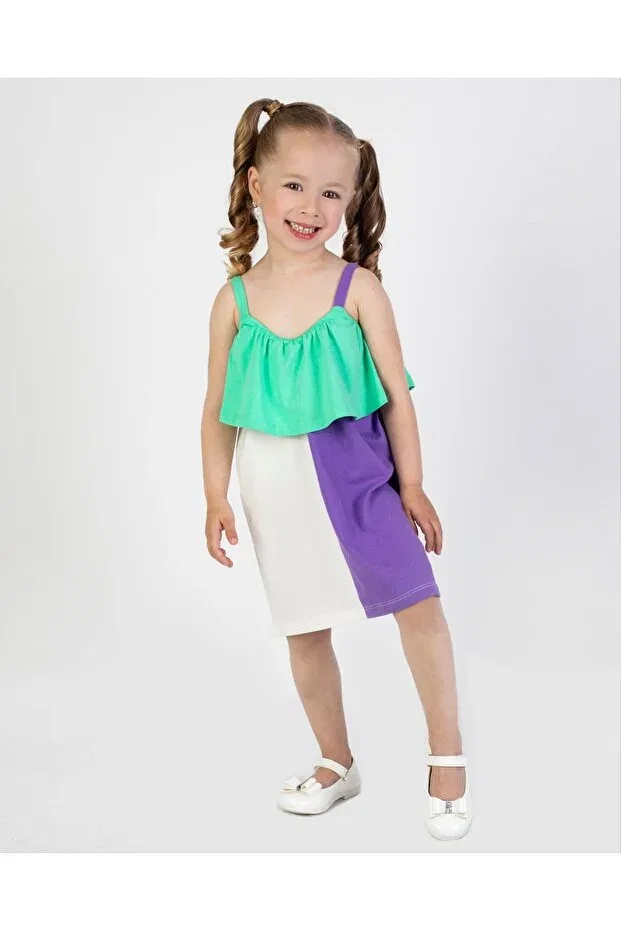 Детское платье для девочек хлопковое Harika Kids, Green