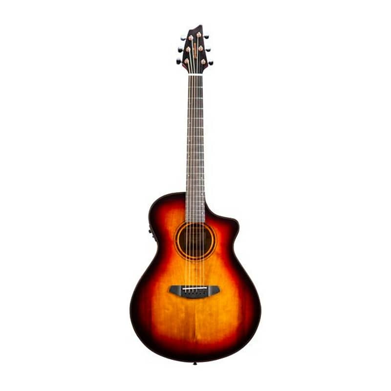 

Акустическая гитара Breedlove Pursuit Exotic S Concert 6-String Myrtlewood Wood Top Acoustic Electric Guitar with Slim Neck and Pinless Bridge