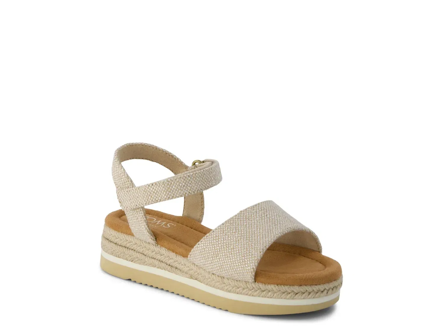 Сандалии на танкетке Diana, TOMS, Tan