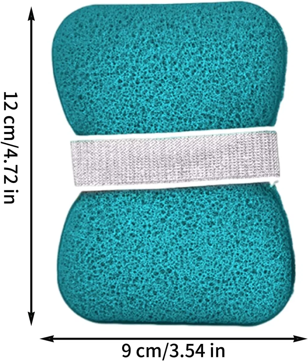 Мочалка для мыла, Sponge, 12x9x1.3 см, Green Generisch — фото 2
