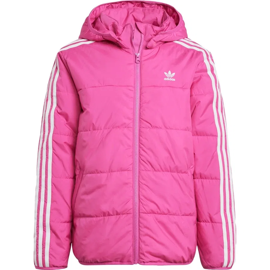Детская куртка с принтом Adicolor adidas, Розовый — фото 3