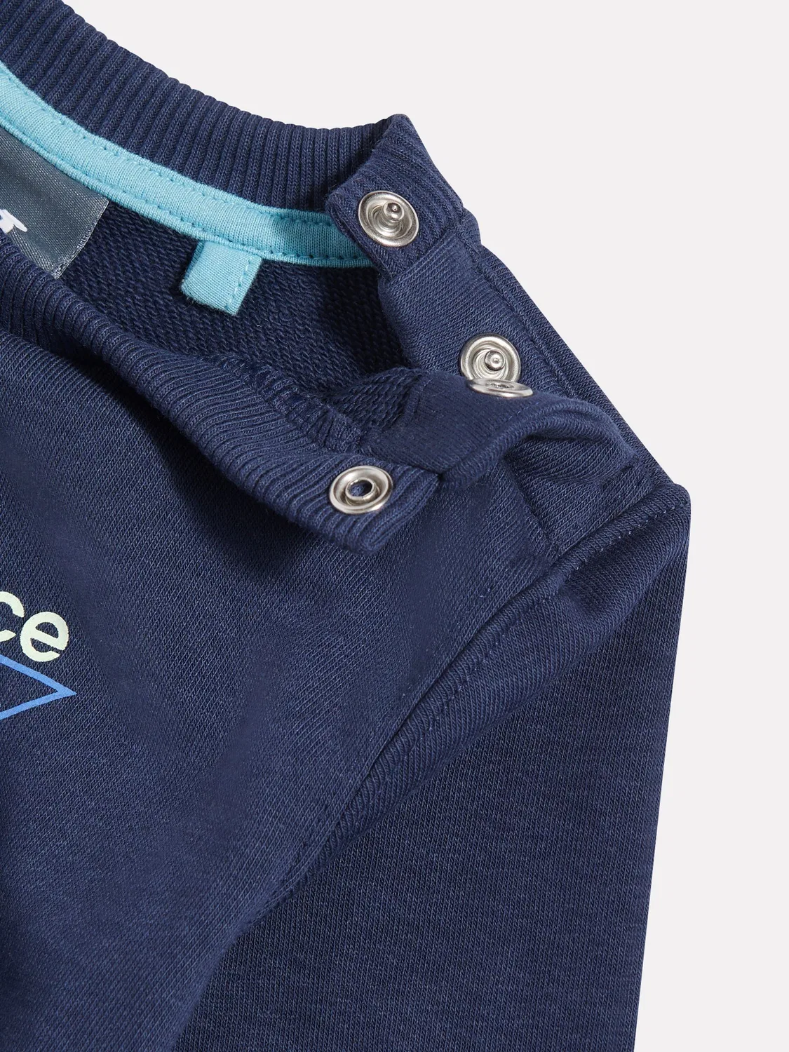 Комплект из худи и джоггеров New Balance, синий — фото 4