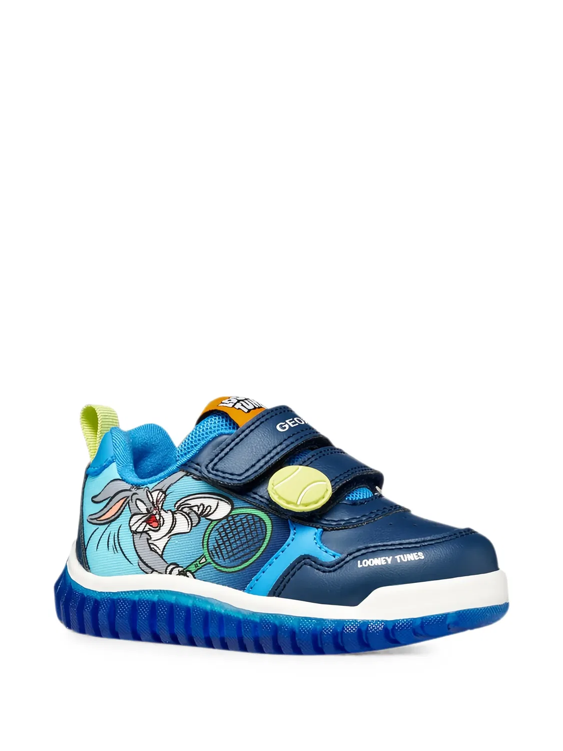 Кроссовки Lightyloo Bugs Bunny на липучках Geox Kids, синий