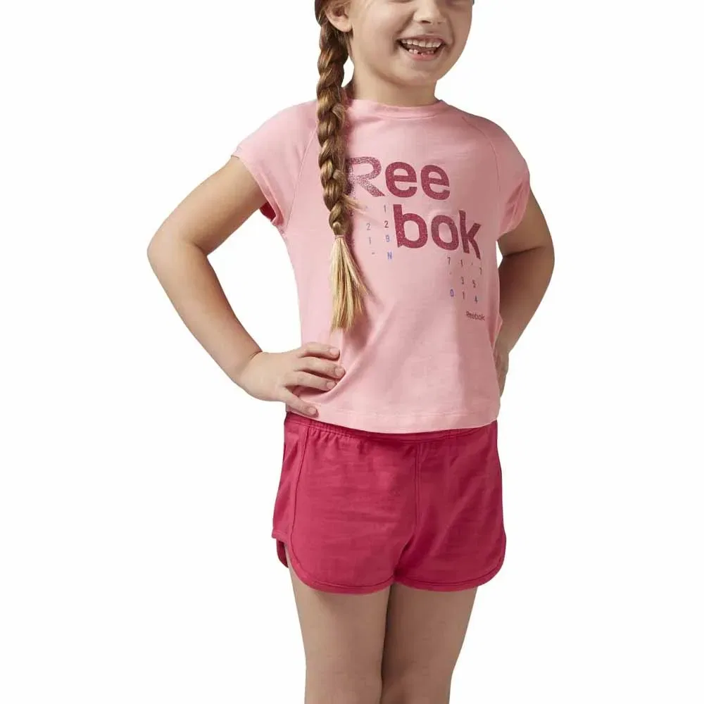 Комплект футболка с коротким рукавом и носки Reebok Essentials Logo Reebok, розовый