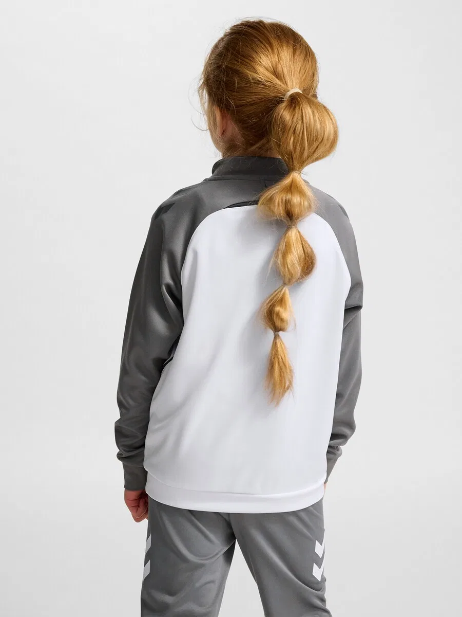 Толстовка на молнии Hummel Athletic 'Lead 2.0' белого цвета — фото 3