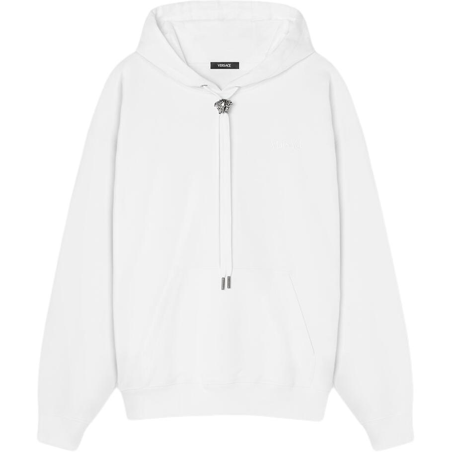 

Хлопковый худи La Medusa VERSACE, белый