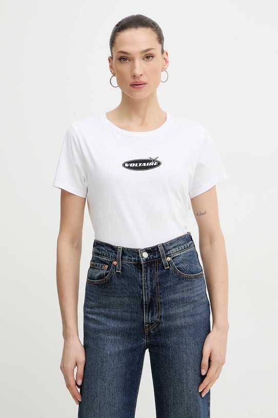 

Хлопковая футболка Zadig&Voltaire, белый