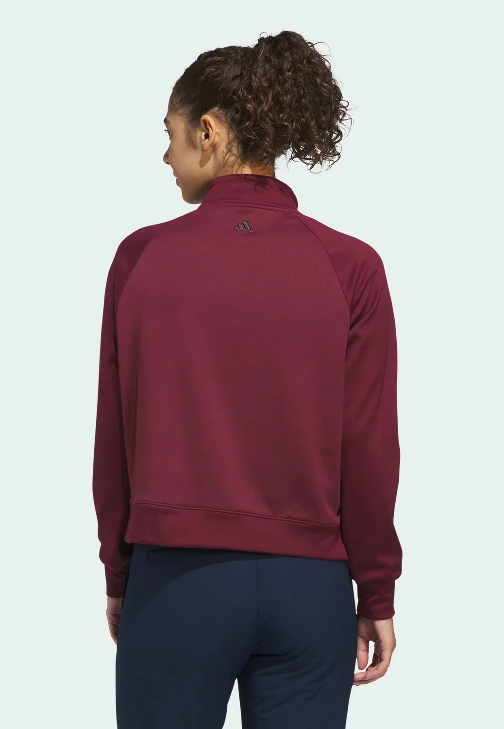 Толстовка Ultimate365+ climawarm свободного кроя на молнии до середины груди Adidas Performance, Maroon — фото 2