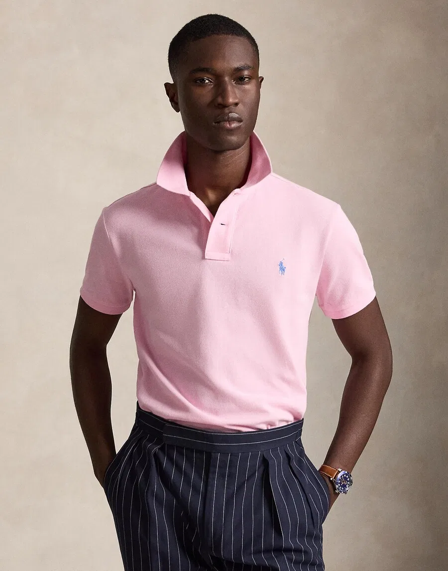 Рубашка Polo Ralph Lauren цвета розы — фото 3