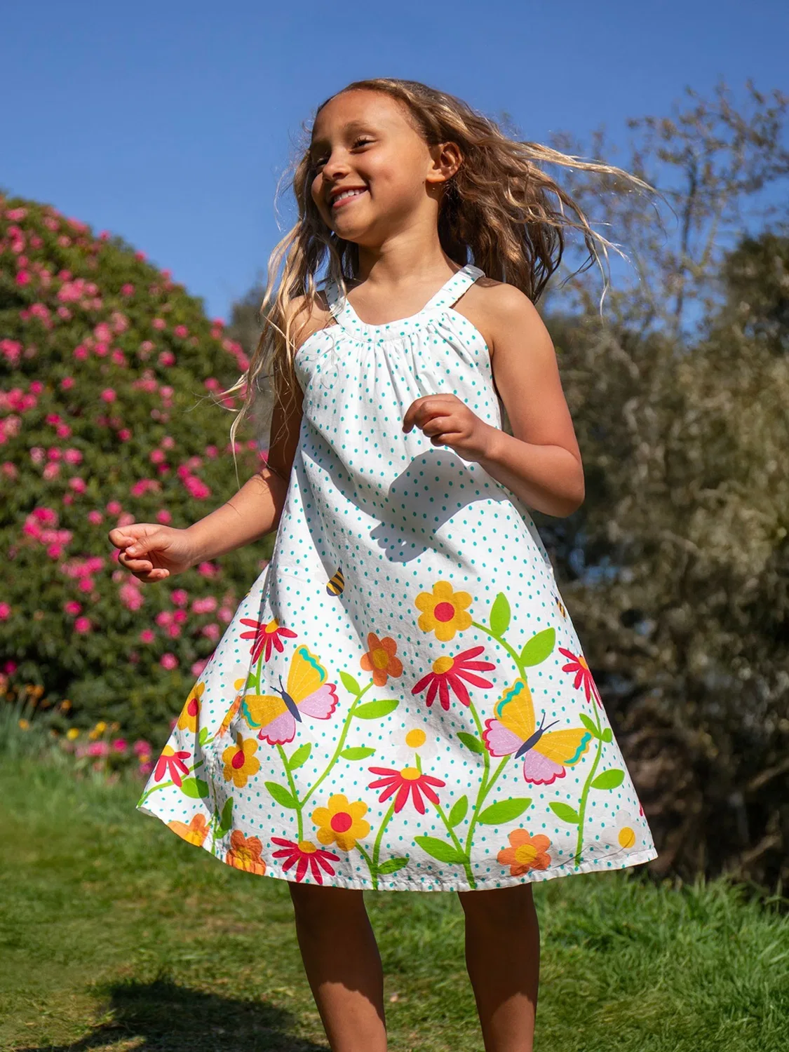 Платье трапеция Myra Frugi, белый