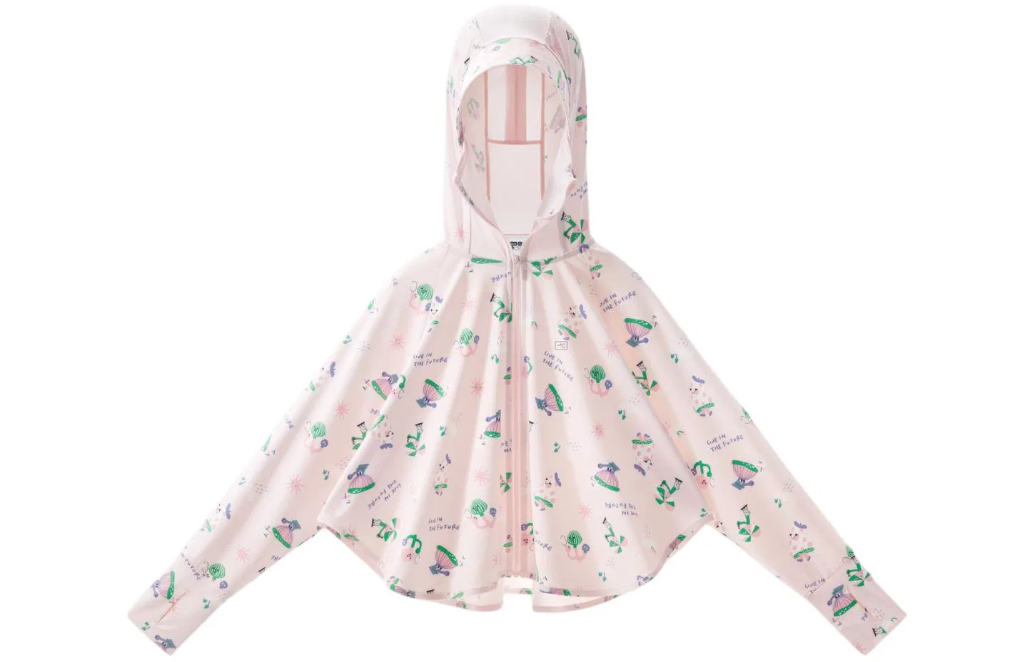 Детская защита от солнца с принтом BANANA IN, Primrose Pink Sun Mushroom