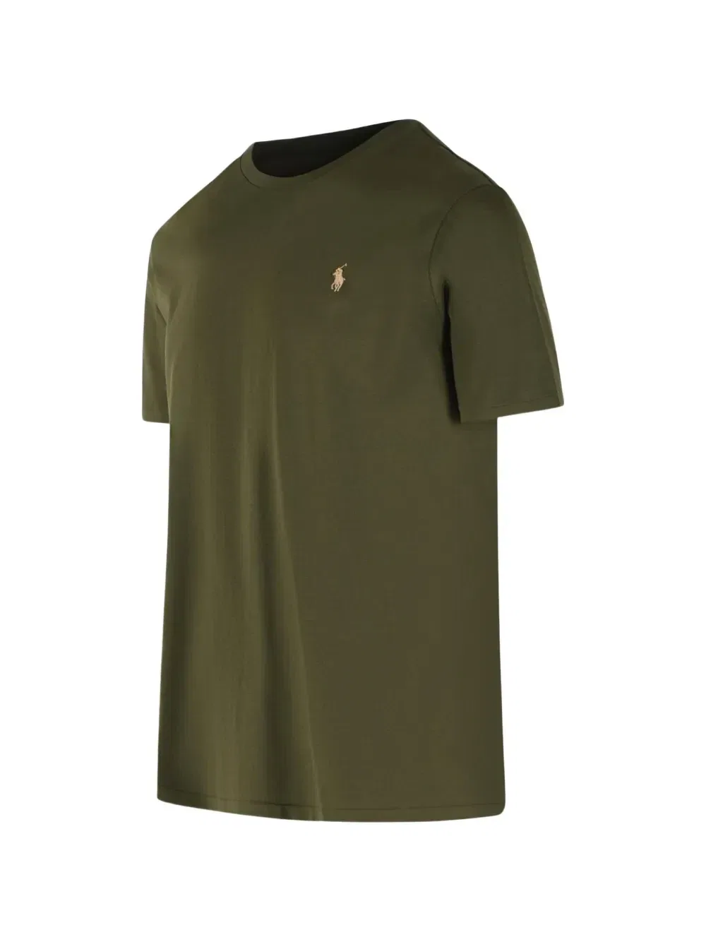 Футболка из хлопка с вышитым логотипом POLO RALPH LAUREN, зеленый — фото 3