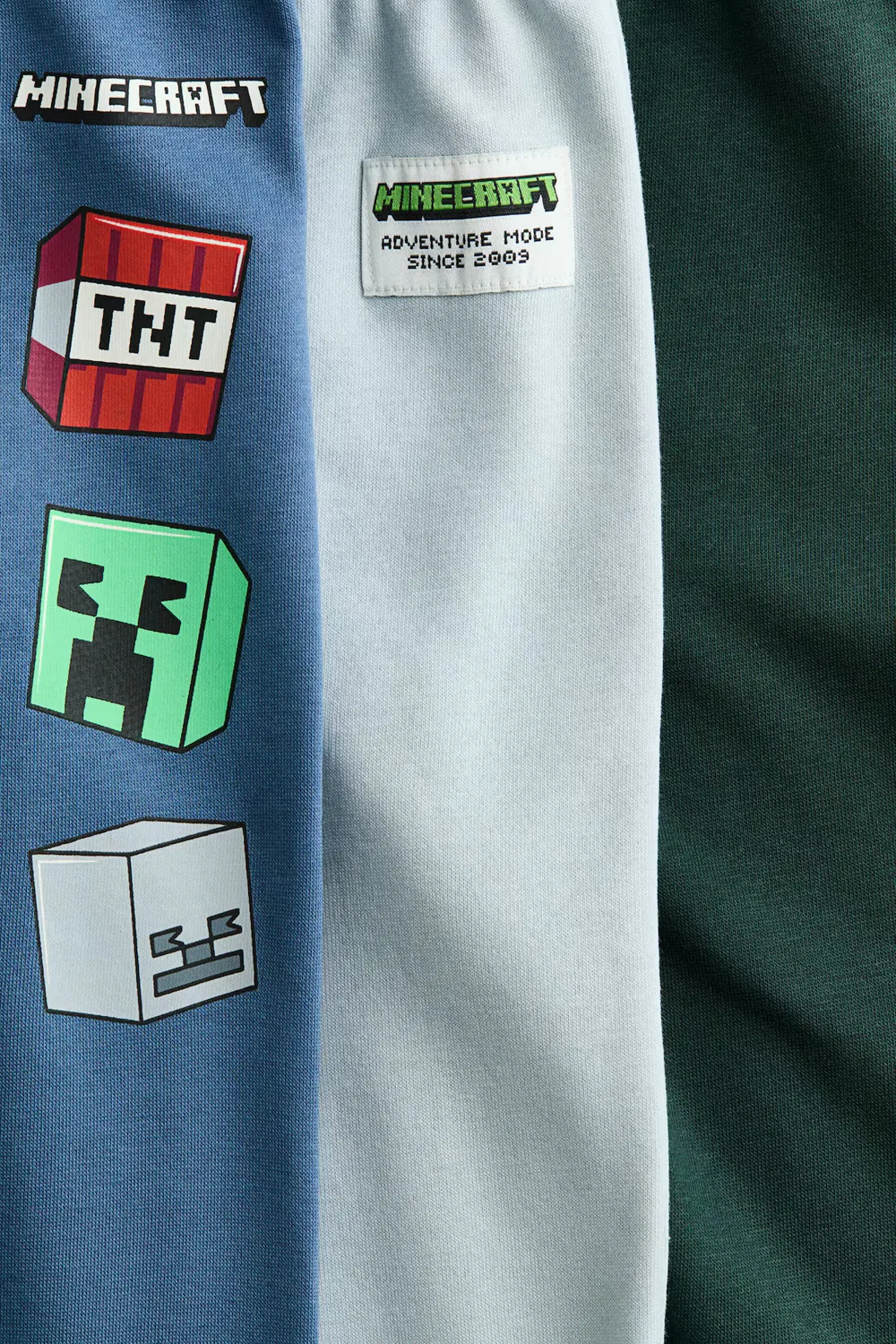 Комплект из 3 спортивных брюк с декоративным рисунком H&M, Dunkelgrün/Minecraft — фото 2