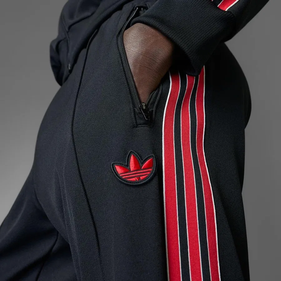 Спортивные штаны Manchester United Terrace Icons adidas, Черный — фото 3