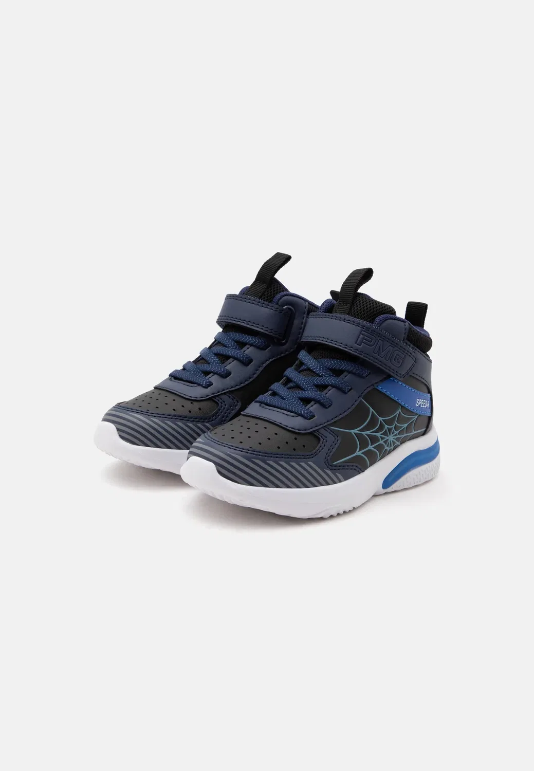 Кроссовки B&G Infinileds унисекс - высокие кроссовки Primigi, Navy/Black — фото 2